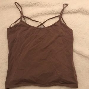 Brown cami